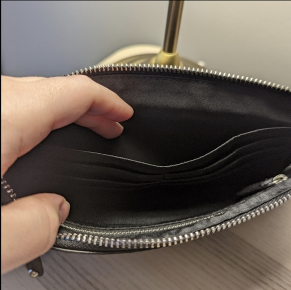 SOLD Latico NJ USA and Rachel Roy Black Leather Wristlets - Picture 12 of 12